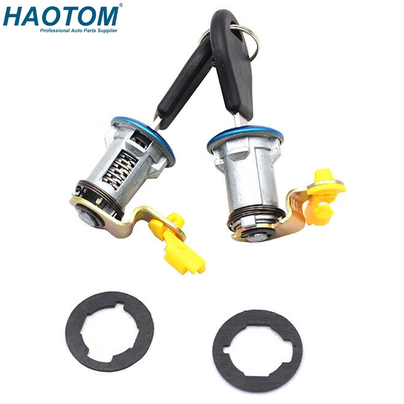 1Set Left and Right Car Door Lock Kit with Key Car Door Lock For Nissan