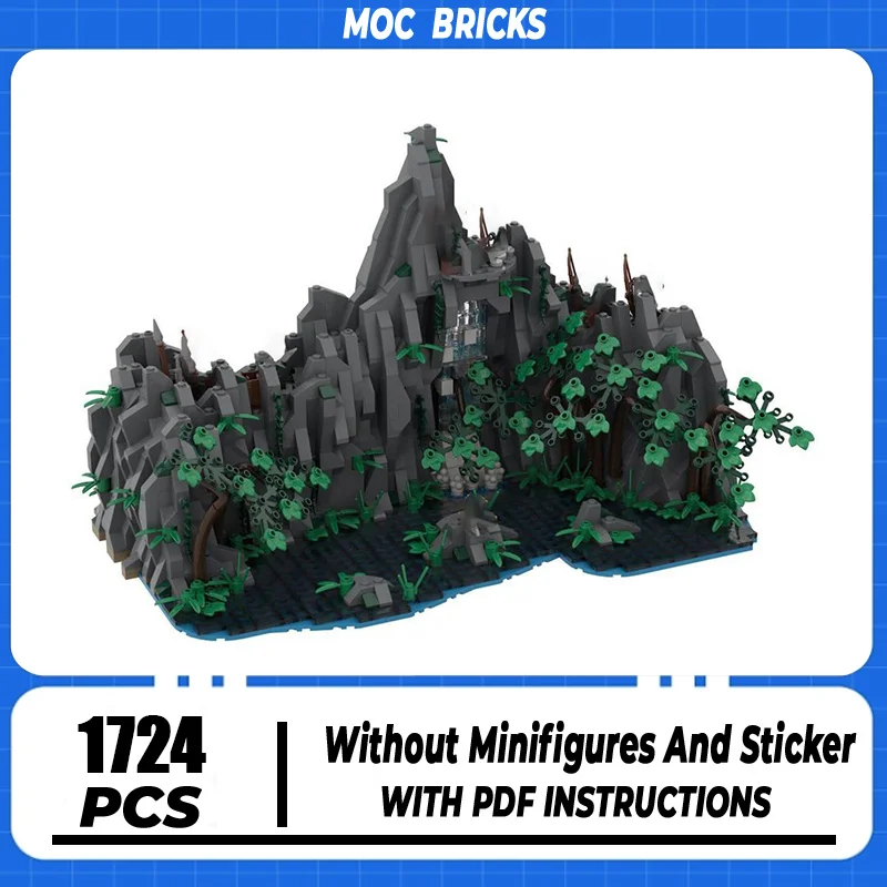 

Волшебные кольца Moc, строительные блоки, кирпичи для съемки фильмов, запрещено, строительные блоки для самостоятельной сборки, игрушки с видом на улицу, подарки