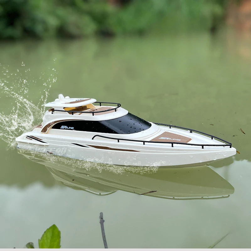 Remote Control Boat Starlight Yacht High Speed Speedboat Wireless Charging Water Toy Ship Model Boy Gift Collection 6