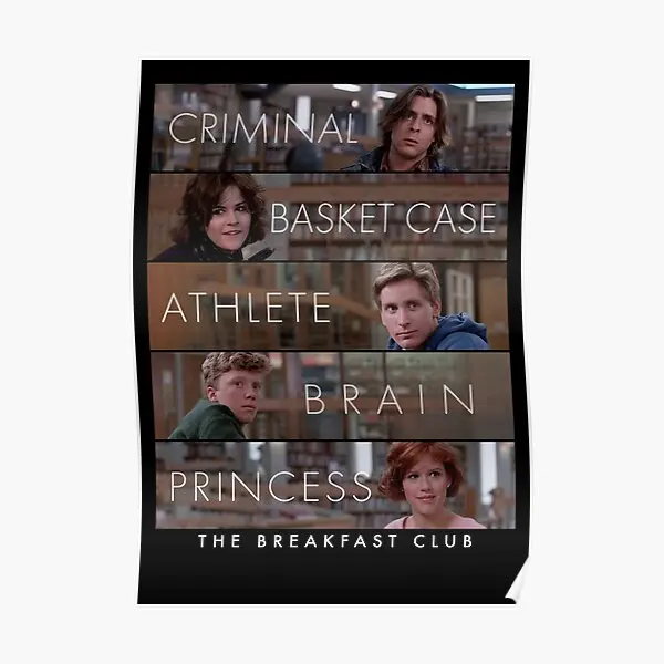 

Постер с рисунком клуба на завтрак, настенный комнатный, винтажный, забавный, домашний, современный, живопись, Декор, украшение, картина, настенный принт, без рамки