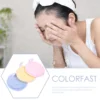 Microfiber Facial Scrubbers Round Cleansing Pads Makeup Remover Rounded Face Puffs Convenient Cosmetics Woman 3