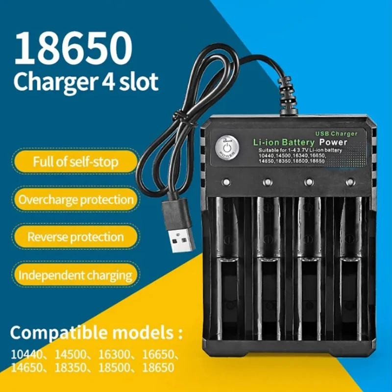 Portable USB Charger for Li ion Batteries