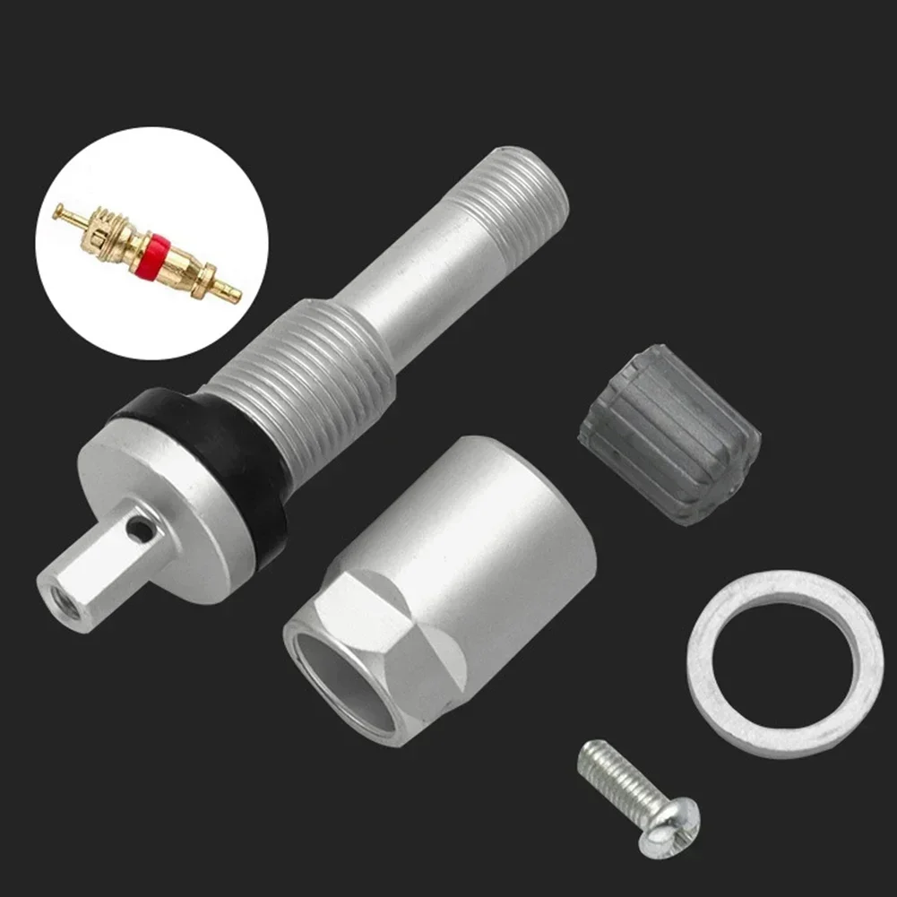 Tire Valves Tubeless Valve For Tyre Pressure Monitoring Sensor Valve Stem 7.5mm/0.29in Tire Pressure Monitor Tools Parts 2pcs