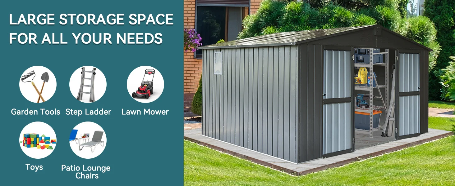 outdoor storage shed