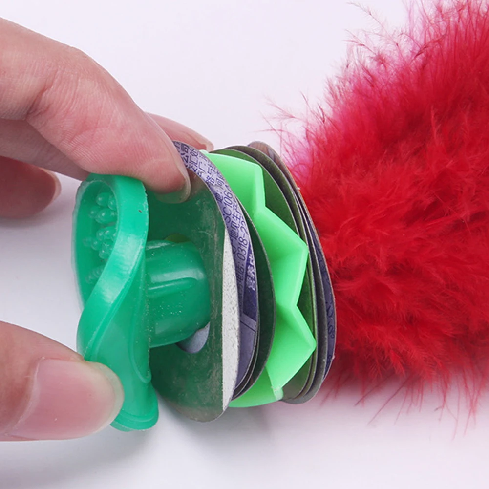 20cm Chinese Jianzi Colorful Feathers Feather Shuttlecock Portable Foot Kick Handwheel Feather Shuttlecock for Physical Exercise