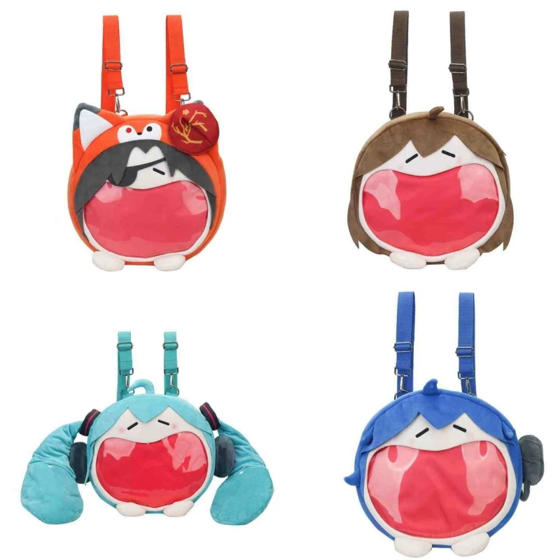Stock Hatsune Miku Bemoe Uwa Luka Kaito Meiko Vocaloid Virtual Singer Cartoon Anime Figure Cartoon Doll Shoulder Bag Gift view 2