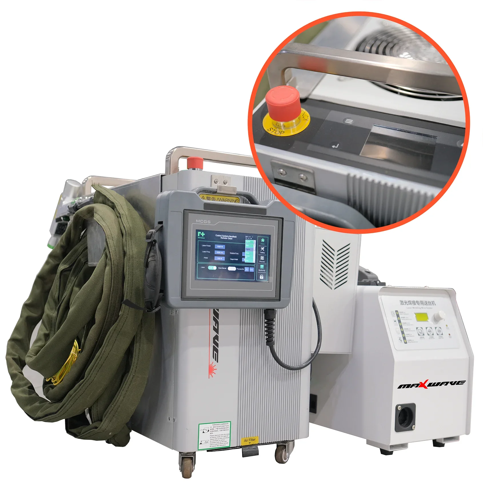 MAXWAVE 1000W 1500W Metal Welder For Carbon Stainless Steel Aluminum Handheld All in one Fiber Laser Welding Machine 2