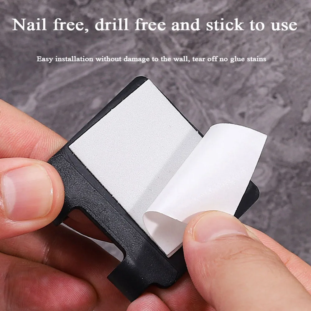 Adhesive Wall-Mounted Razor Holder Rack