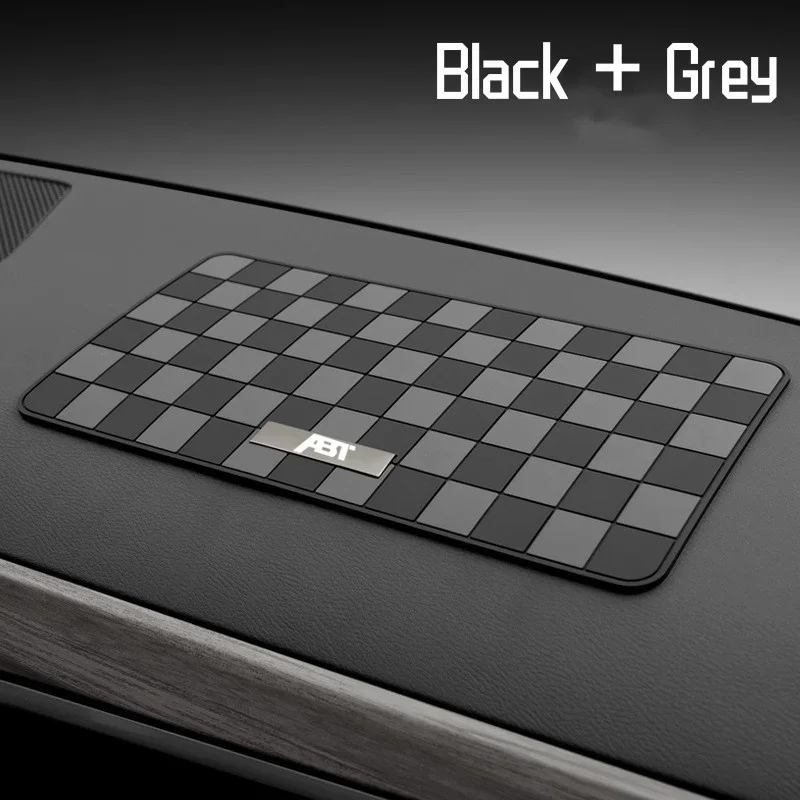 Car Anti-Slip Mat For ABT Audi RS3 RS4 RS5 RS6 RS7 S4 S5 S6 SQ7 TT Anti Slide Dash Mount Dashboard Phone Car Pad Mat Accessories