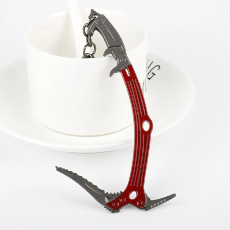 New Movie Tomb Raider Keychain Ara Piggy Taro Ice Axe Ciondolo Portachiavi Per Uomo Fans Souvenir Porte Clef Kolye Jewelry