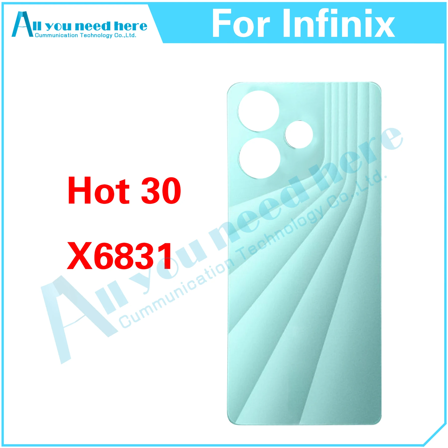 

10 шт. для Infinix Hot 30 X6831 Hot30 задняя зеркальная батарея задняя крышка