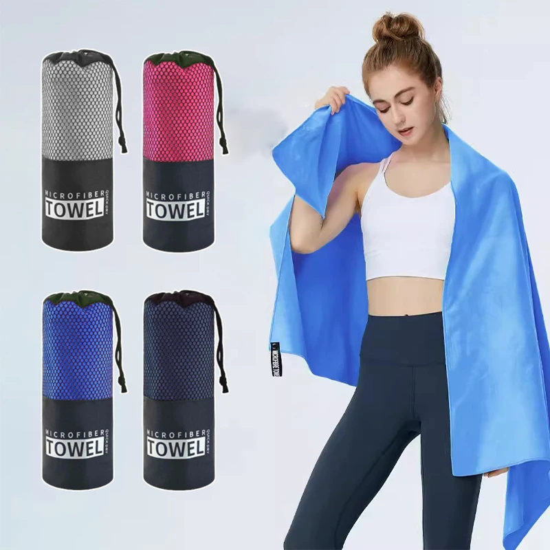 Microfiber Towels Quick Dry Beach Towel Gymnastics Fitness Swimming Yoga Gym Towel Ultra Soft Sports Towels