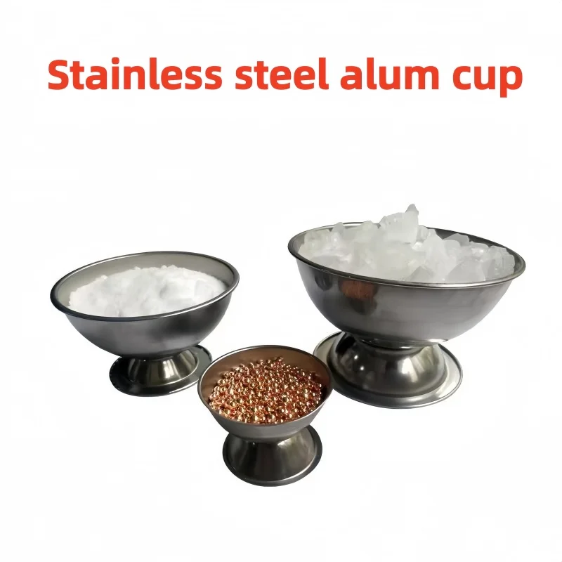 스테인레스 스틸 알루미늄 컵 붕사 요리용 그릇 보석 가공 장비 금 세공 도구