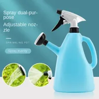Plastic Watering Can Pot Gardening Supplies Garden Plants Adjustable Pressure Spray Water Kettle Indoor 1L Flower Sprayer Home 5