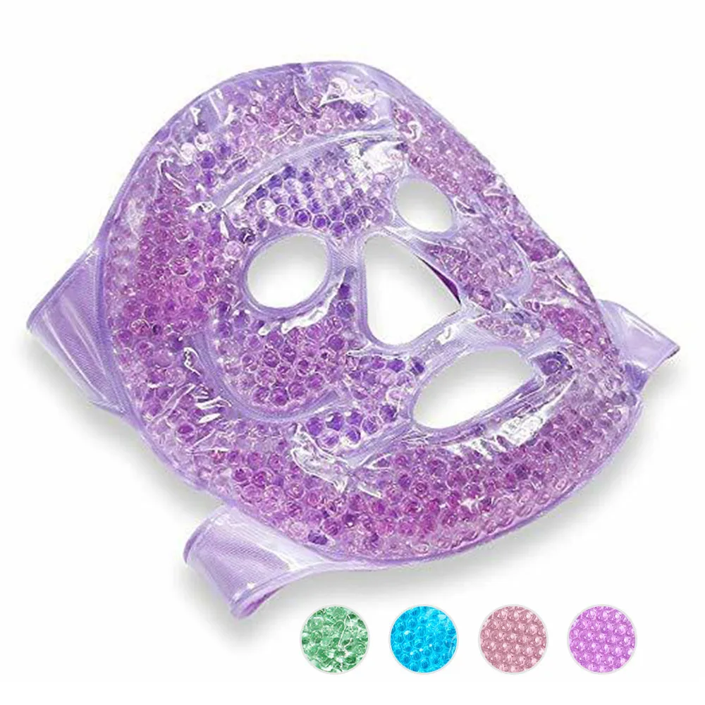 Ice Gel Face Mask Anti Wrinkle Relieve Fatigue Skin Firming Spa Hot Cold Therapy Pack Cooling Massage Beauty Care Tool |