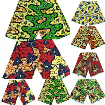 Wholesale Super Quality African Ankara Wax Fabric New 100% Cotton Material Soft Fashion Pink Tissu Pagne Africa Prints 1