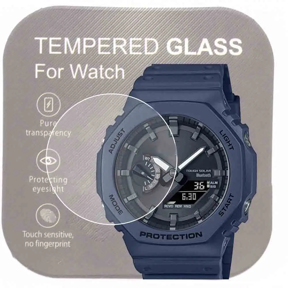 3 Pezzi Di Protezione In Vetro Per Ga-2100 Ga-2000 Ga-2110 Gm-2100 Ga-2200 Gm-S2100 Gma-S2100 Ga-900 Mtg-B200 Protezione Temperata