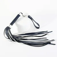 78CM Premium PU Leather Horse Whip,Reinforcement Handle Suede Flogger Whip Cowhide Horse Riding Whip Horse Training Crop 2