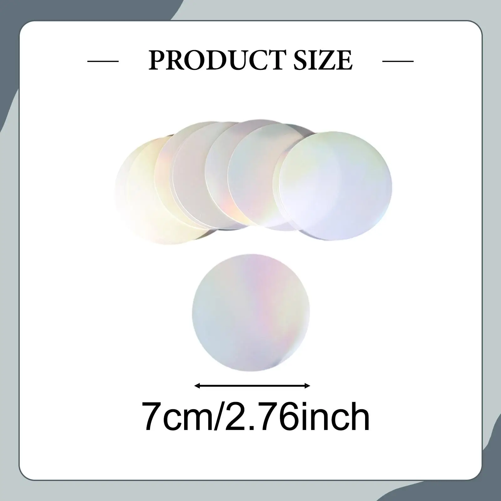 58mm 버튼 제작기용 배지 필름 PET 투명 원형 보호필름 DIY 핀 배지 용품..