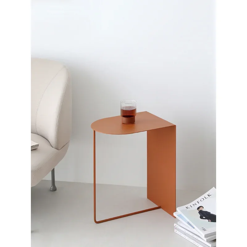 

Light Luxury Coffee Table Leisure Iron Art Small Bedside Table Geometric Creative Nordic Table Portable Living Room Desk