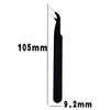 1PC Stainless Steel Curved Eyebrow False Eyelash Tweezers Nail Art Extension Makeup Tool Tweezers And Rhinestones picker Wax Pen 2
