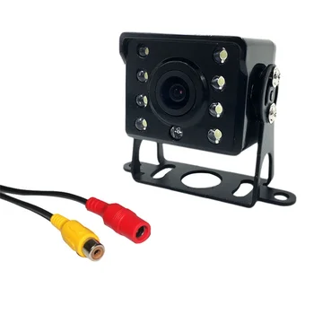 Telecamera di retromarcia per auto con assistenza al parcheggio CCD CVBS 9-36V Telecamera con interfaccia AV impermeabile per vi
