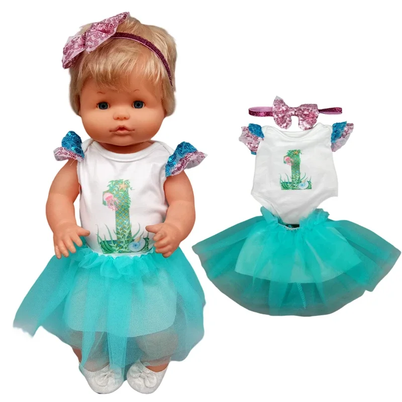 Per 38Cm Nenuco Baby Doll Boy Clothes Fit 40Cm Ropa Y Su Hermanita Doll Shirt Pants