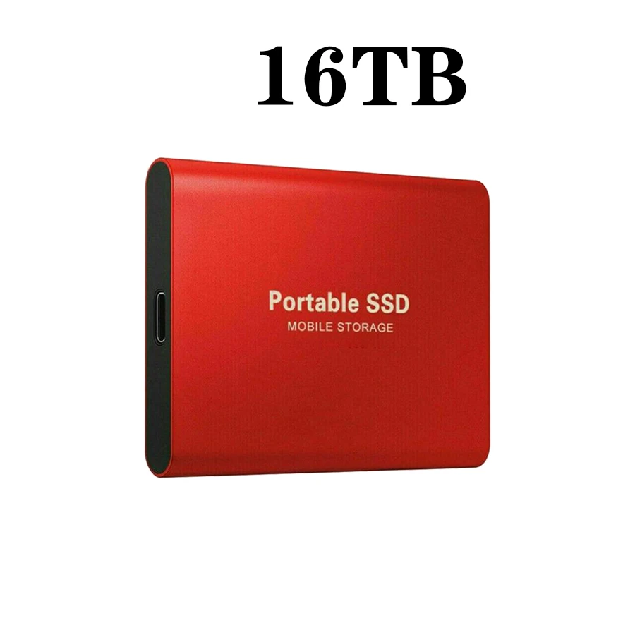 2022 New Portable High-speed 2TB SSD Mobile Solid State Drive 16TB Hard Drive Computer Mobile Hard Drives External Hard Drive HD usb 3.0 hard drive External Hard Drives