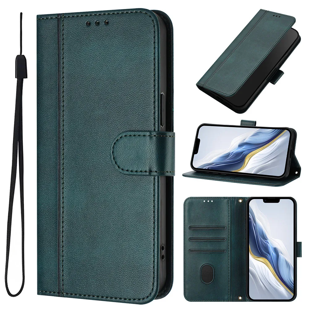 Leather Wallet Flip Case - Elegant Phone Back Cover