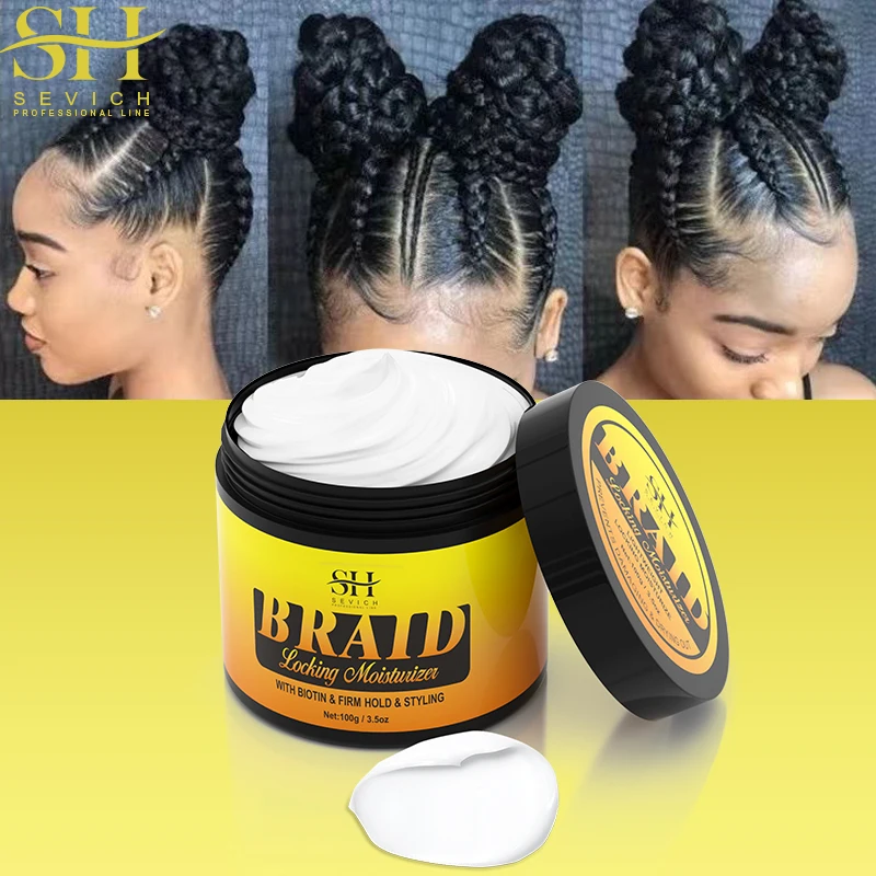 Africa Braid Moisturizer Cream Bordi Control Hair Styling Braiding Gel Anti Break Hair Wax Anti Hair Loss Prodotti Per Lo Styling Dei Capelli