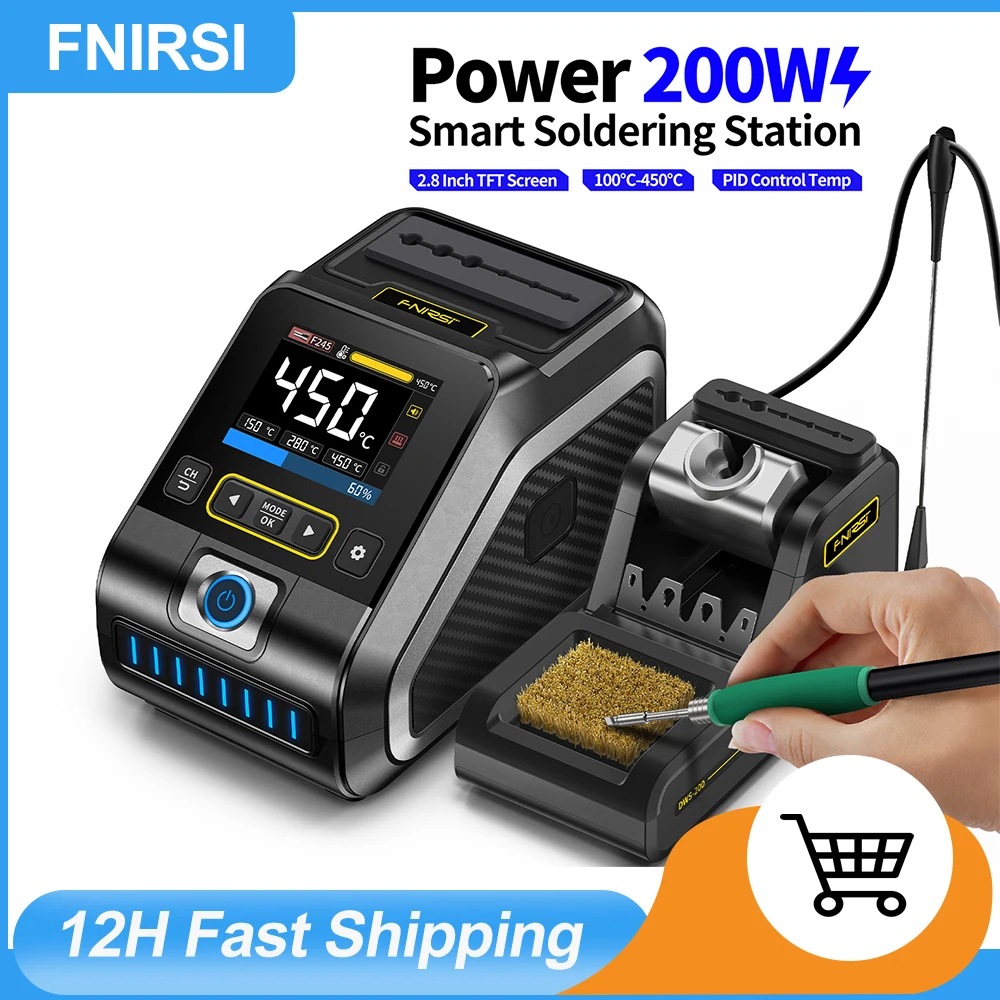 Stacja lutownicza FNIRSI DWS-200 200W z Polski za $86.18 / ~312zł