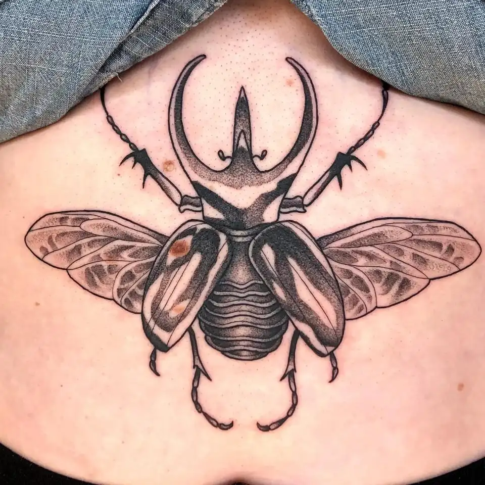 Classic City Tattoo Co. - Check out this gorgeous Hercules Beetle done by  Dave McNeil! | Facebook