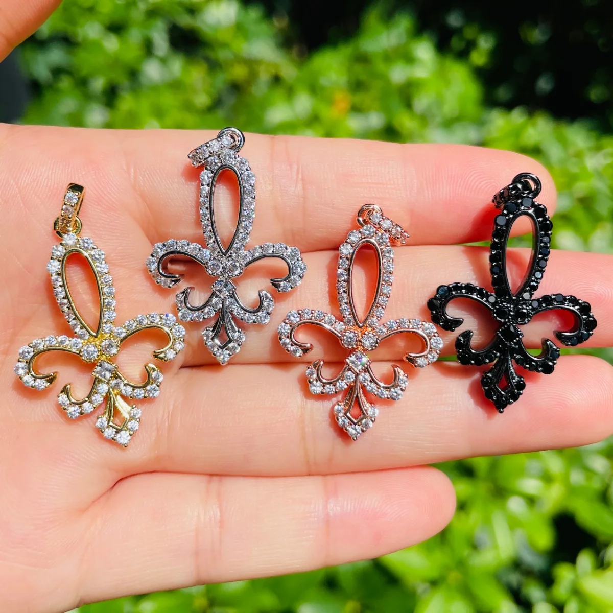 5pcs Fleur De Lis Symbol Charm for Women Bracelet Girl Necklace Making  Louisiana Inspired Pendants for Jewelry Finding Wholesale