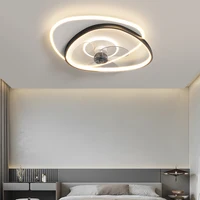 Ventilateur électrique avec lumière LED moderne, lampe de plafond 220V avec télécommande, lumière pour chambre d'enfant, décoration de la maison, lumière pour salle à manger et salon 4