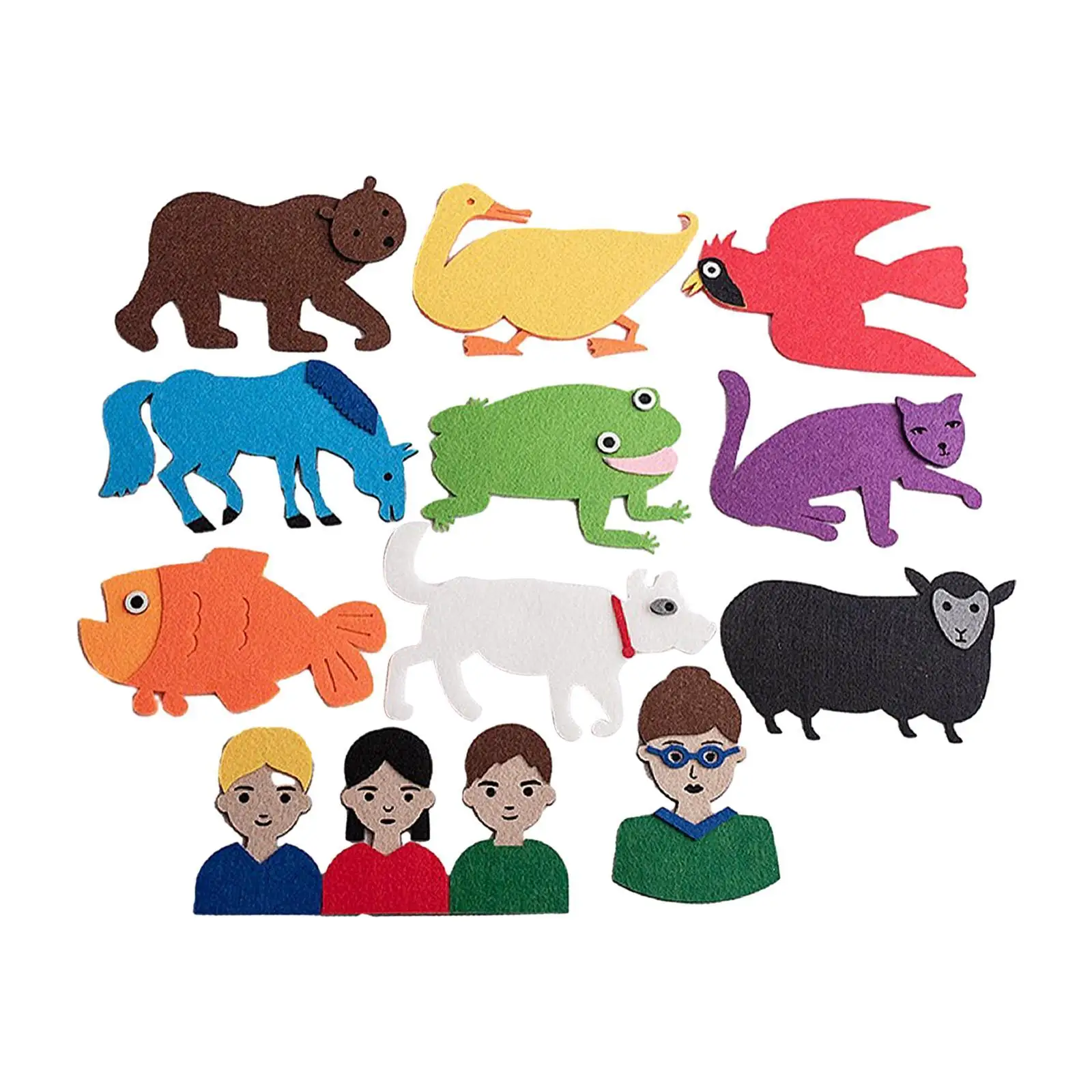 

Felt Boards Stories Precut Figures Educational for Boys Girls Kids Preschool