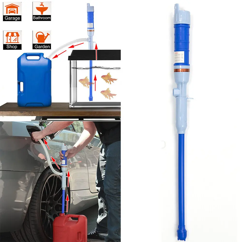 Electric Oil Pump Siphon Liquid Transfer Pump Battery Powered Electric Fuel Transfer Siphon Car Gas Oil Water Liquid Tool liquid transfer pump