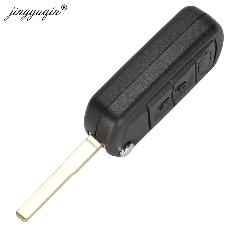 Replacement Shell 3 Buttons Remote Flip Car Key Case Styling for LAND ROVER Range Rover Sport LR3 Discovery HU92 HU101