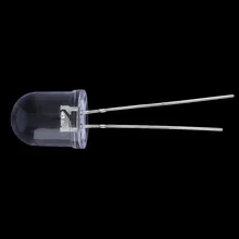  20pcs 10mm 0.5W 5V HI Power White 290,000MCD 40 Degree Large Chip Ultra Bright LED Lamps Instrument Parts & Accessories 