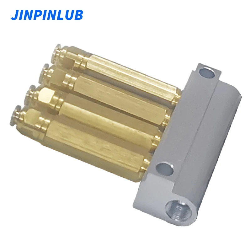 JINPINLUB MGK-3/4 outlets Quick Connector Quantitative Volumetric Oil And Grease Distributor For Automatic Lubrication System