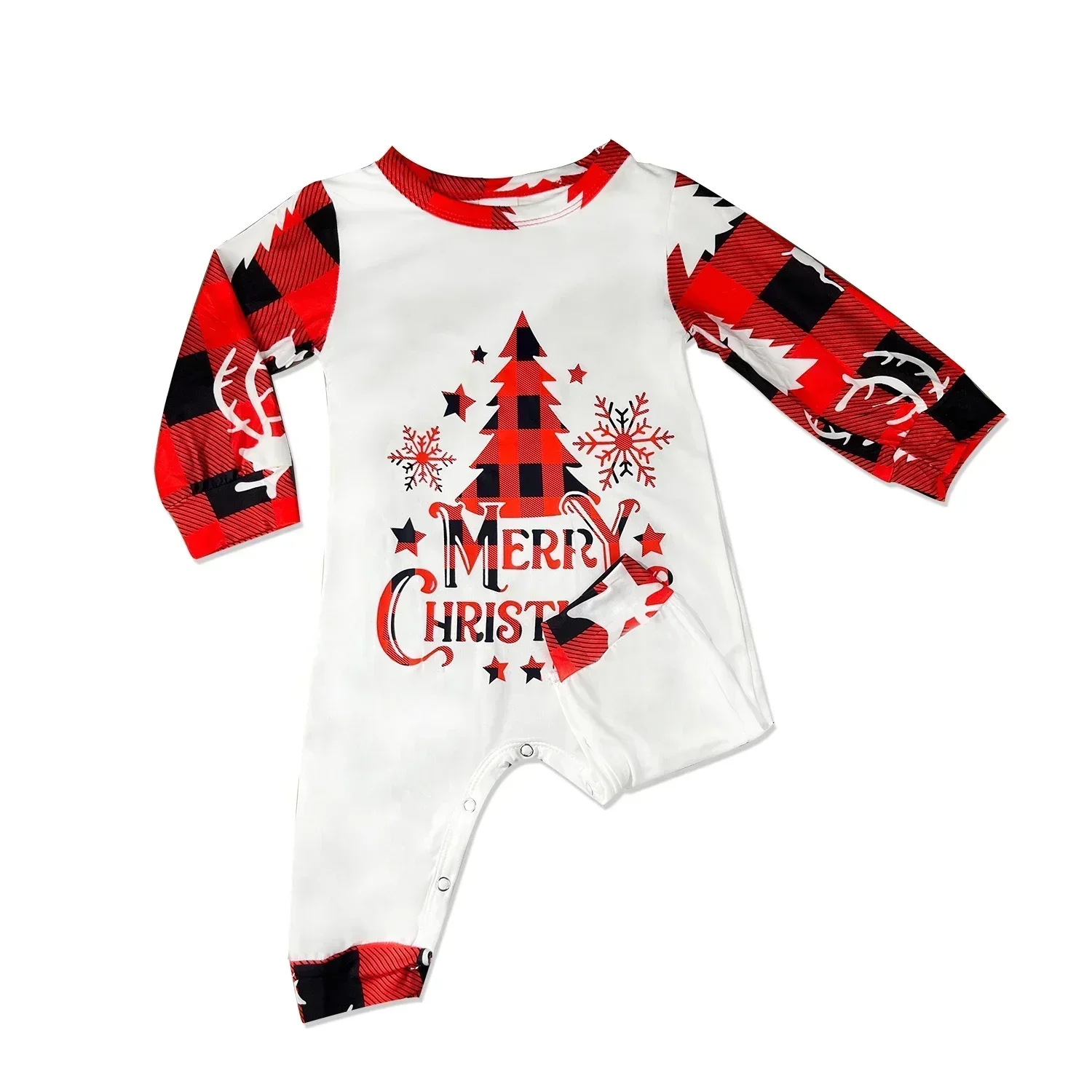 New Family Christmas Pajamas Set Cartoon Print Women Men Boys Girls Dogs Matching Outfits Soft Warm Sleepwear Xmas Look Pjs