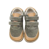 Tipsietoes New 2025 Spring Autumn Genuine Breathable Leather Sports Running Shoes For Girls And Boys Kids Barefoot Sneaker 1