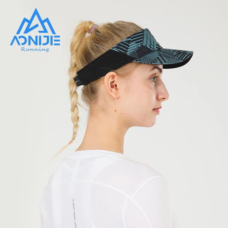 AONIJIE E4611 Unisex Outdoor Sports Hollow Cap Summer Sun Visor Hat With Adjustable Strap For Running Golf Fishing Marathon 2