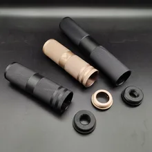 

Toy CS Airsoft M4 Gel Blaaster Dummy Decorated Universal 14mm/19mm Tactical Modified QD Sound Suppressor Barrel Extension