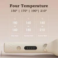 Bigoudi automatique 28mm Ions négatifs électrique céramique friser bâton de cheveux rotatif Curl vagues Anti-emmêlement fer à friser Styler 6