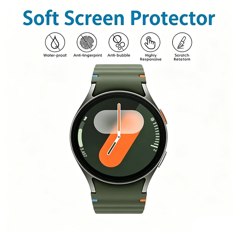 Premium Tempered Glass Screen Protector for Smartwatch - High-Quality Watch Accessories Film