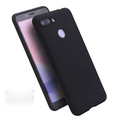 Ultra Thin Matte Soft Silicone TPU Case - Sleek and Durable Protection for Xiaomi mi8 lite (Black)