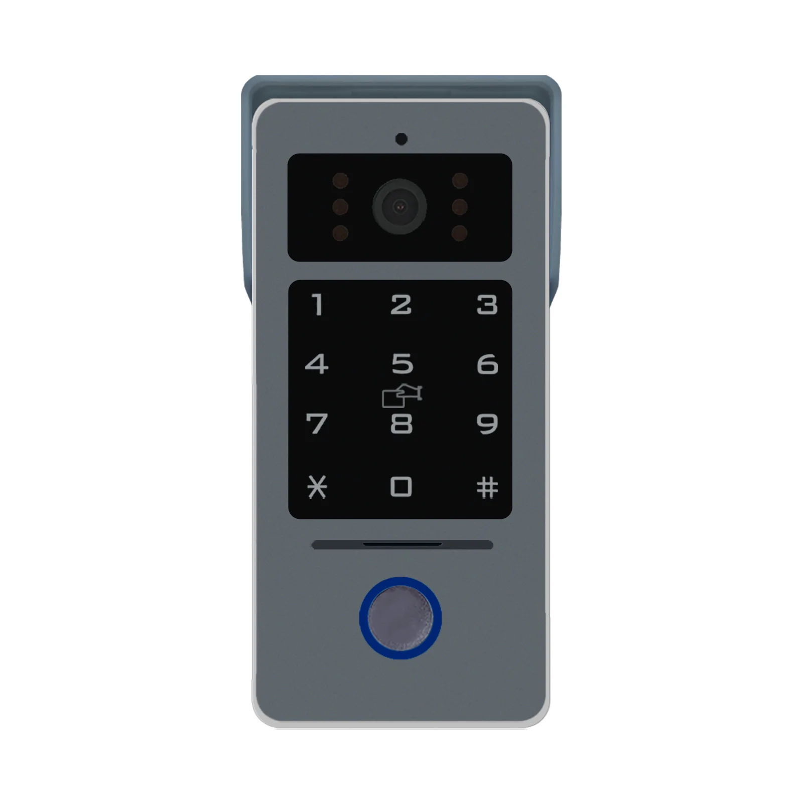 2 Wire Video Intercom System 7" IPS LCD Screen Night Vision RFID Unlock Smart Wifi Video Doorbell 1080P Video Phone 6