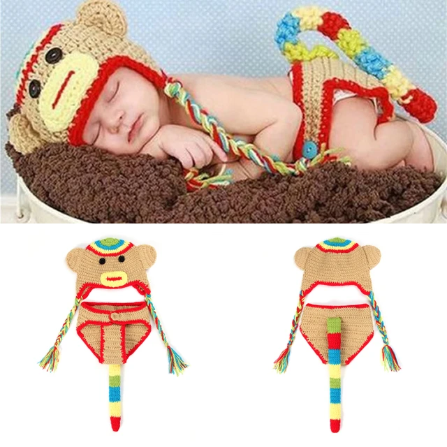 Disfraces para bebés de 0 a 6 meses, accesorios para fotos de recién  nacidos, traje de fotografía tejido a mano, ropa para bebés, niños y niñas  - AliExpress