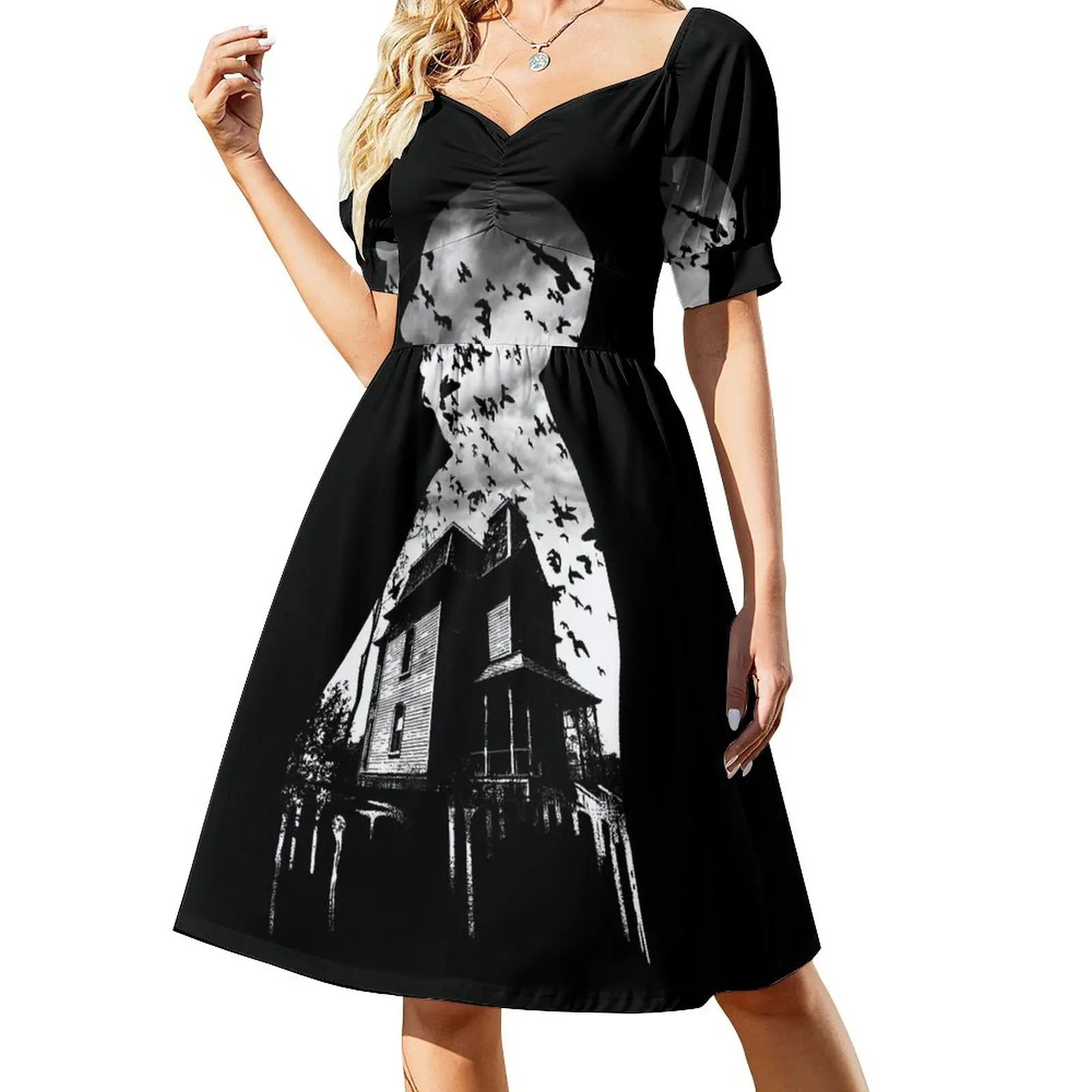 

Alfred Hitchcock Collage Dress evening dress summer dress summer dress woman 2023 trendy