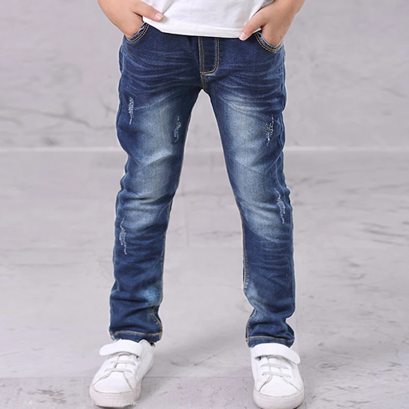 IENENS Kids Boys Denim Clothes Pants Children Wears Clothing Long